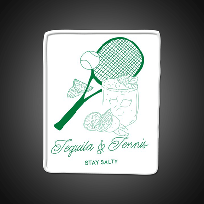 Tequila And Tennis Party Drink Tequila Led Neon Sign Rgb Color - Shineneon