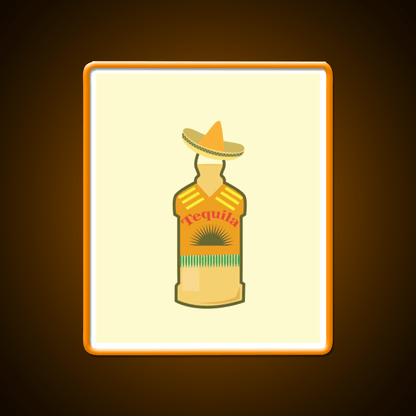 Tequila Anejo Wine In Mexican Hat Tequila Day Party Drink Tequila Led Neon Sign Rgb Color - Shineneon
