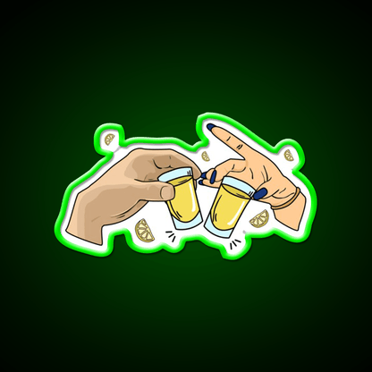 Tequila Buddy Party Drink Tequila Led Neon Sign Rgb Color - Shineneon