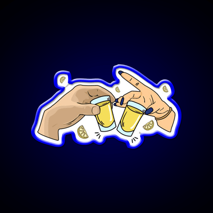 Tequila Buddy Party Drink Tequila Led Neon Sign Rgb Color - Shineneon