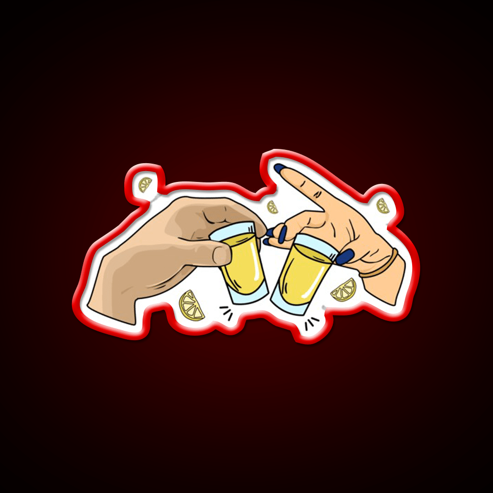 Tequila Buddy Party Drink Tequila Led Neon Sign Rgb Color - Shineneon