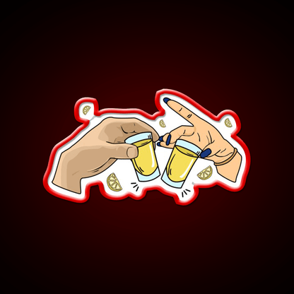 Tequila Buddy Party Drink Tequila Led Neon Sign Rgb Color - Shineneon