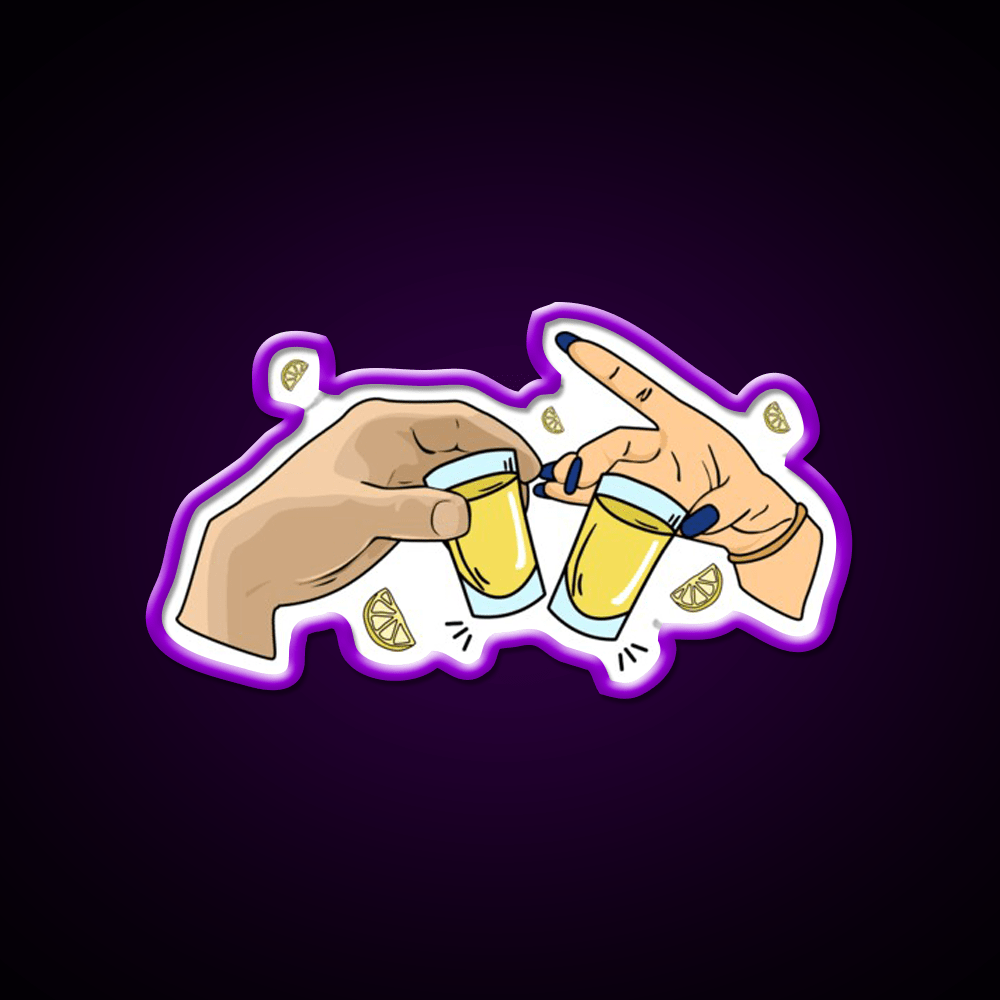 Tequila Buddy Party Drink Tequila Led Neon Sign Rgb Color - Shineneon