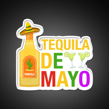 Tequila De Mayo Party Drink Tequila Led Neon Sign Rgb Color - Shineneon