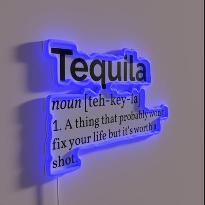 Tequila Definition I Rgb Led Neon Sign - Shineneon