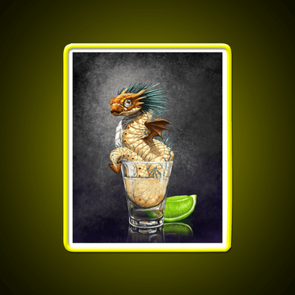 Tequila Dragon Party Drink Tequila Led Neon Sign Rgb Color - Shineneon