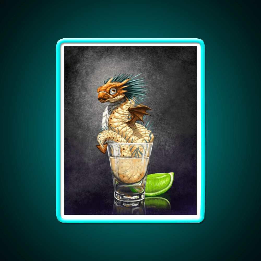 Tequila Dragon Party Drink Tequila Led Neon Sign Rgb Color - Shineneon