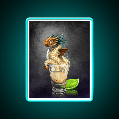 Tequila Dragon Party Drink Tequila Led Neon Sign Rgb Color - Shineneon