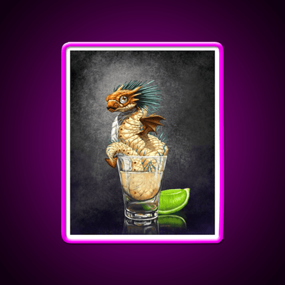 Tequila Dragon Party Drink Tequila Led Neon Sign Rgb Color - Shineneon