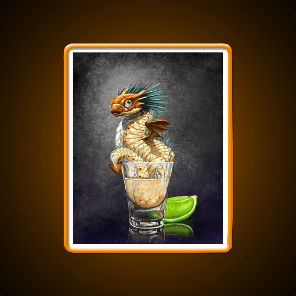 Tequila Dragon Party Drink Tequila Led Neon Sign Rgb Color - Shineneon