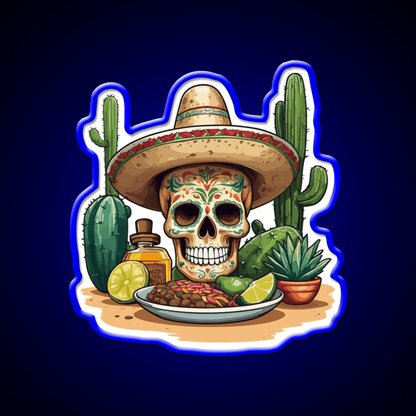 Tequila Drink Cinco De Mayo Skull Party Drink Tequila Led Neon Sign Rgb Color - Shineneon