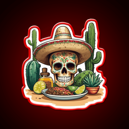 Tequila Drink Cinco De Mayo Skull Party Drink Tequila Led Neon Sign Rgb Color - Shineneon