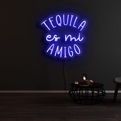 Tequila Es Mi Amigo Led Neon Sign For Bars And Social Spaces - Shineneon
