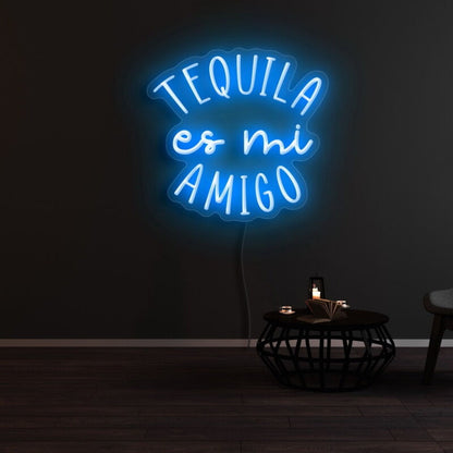 Tequila Es Mi Amigo Led Neon Sign For Bars And Social Spaces - Shineneon