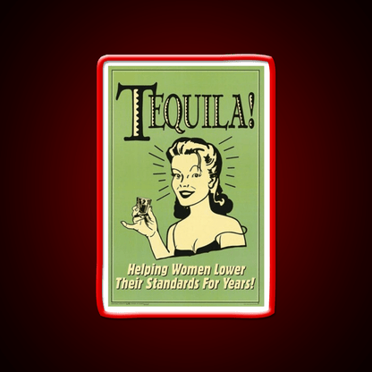 Tequila Is Fun Party Drink Tequila Led Neon Sign Rgb Color - Shineneon
