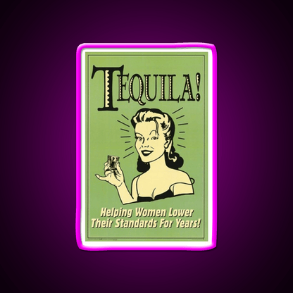 Tequila Is Fun Party Drink Tequila Led Neon Sign Rgb Color - Shineneon