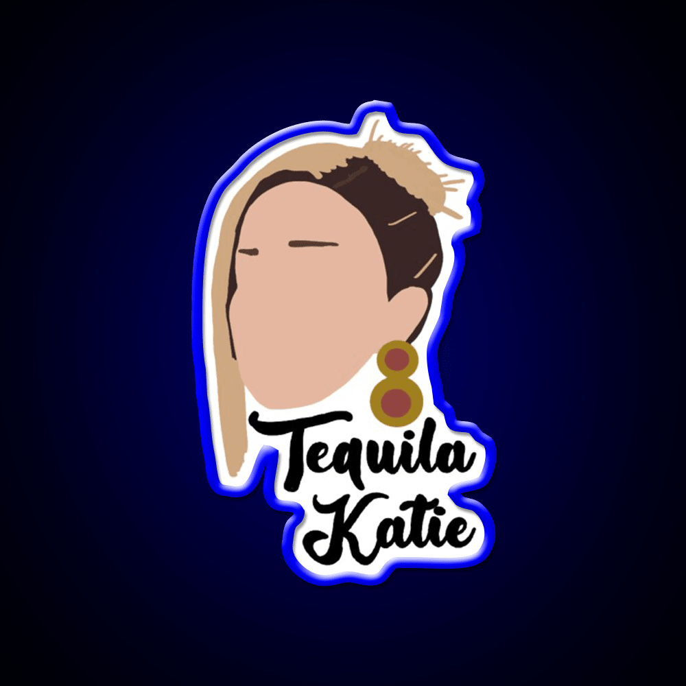 Tequila Katie Party Drink Tequila Led Neon Sign Rgb Color - Shineneon