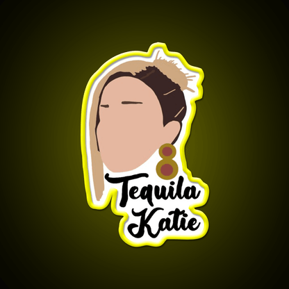 Tequila Katie Party Drink Tequila Led Neon Sign Rgb Color - Shineneon
