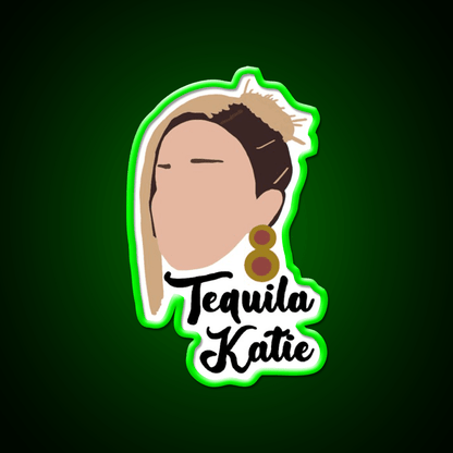 Tequila Katie Party Drink Tequila Led Neon Sign Rgb Color - Shineneon