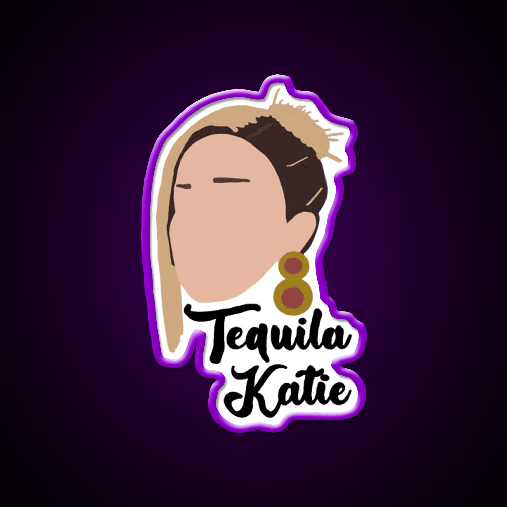 Tequila Katie Party Drink Tequila Led Neon Sign Rgb Color - Shineneon