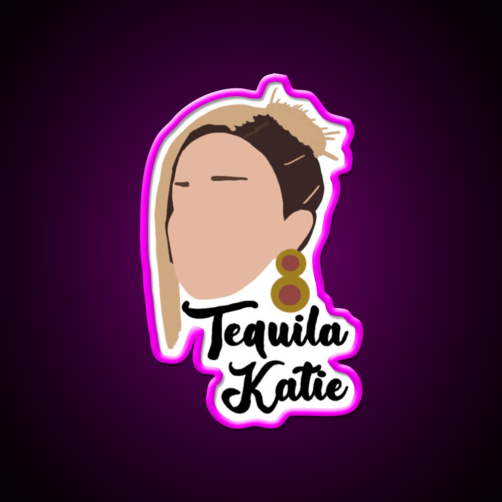 Tequila Katie Party Drink Tequila Led Neon Sign Rgb Color - Shineneon