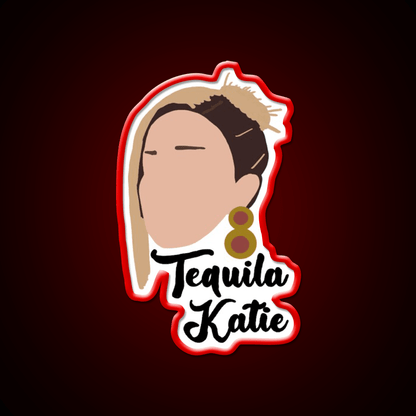 Tequila Katie Party Drink Tequila Led Neon Sign Rgb Color - Shineneon