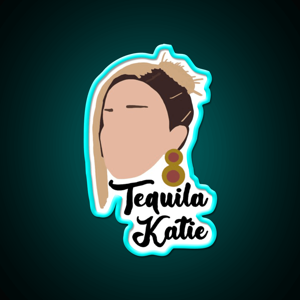 Tequila Katie Party Drink Tequila Led Neon Sign Rgb Color - Shineneon