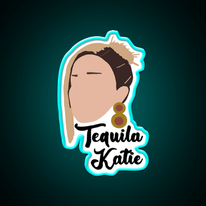 Tequila Katie Party Drink Tequila Led Neon Sign Rgb Color - Shineneon