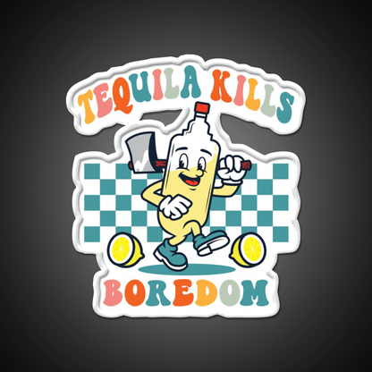 Tequila Kills Boredom Party Drink Tequila Led Neon Sign Rgb Color - Shineneon