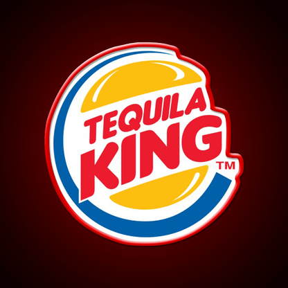 Tequila King Perfect Piece For Whiskey Lovers Party Drink Tequila Led Neon Sign Rgb Color - Shineneon
