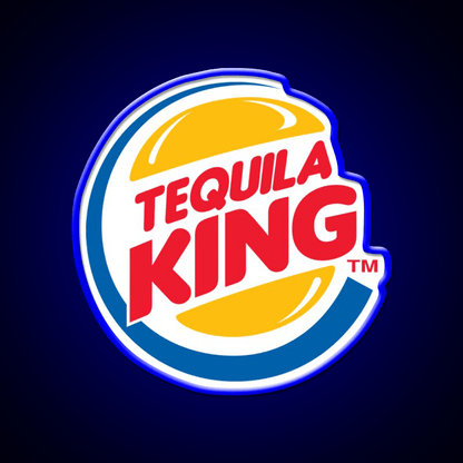 Tequila King Perfect Piece For Whiskey Lovers Party Drink Tequila Led Neon Sign Rgb Color - Shineneon