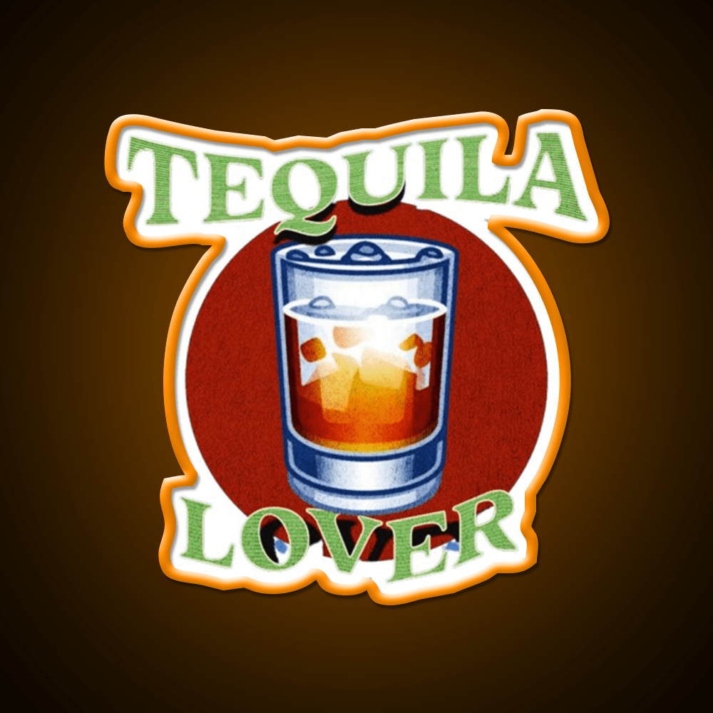 Tequila Lover Party Drink Tequila Led Neon Sign Rgb Color - Shineneon