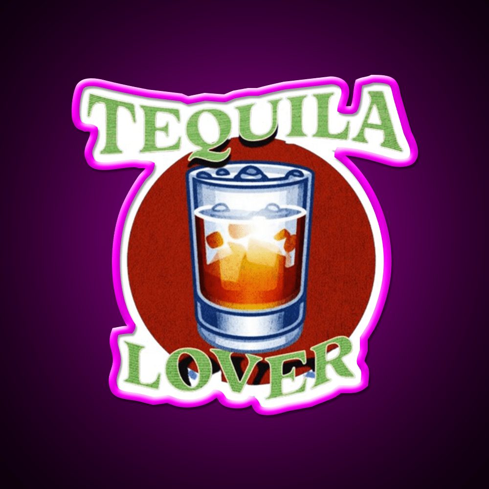 Tequila Lover Party Drink Tequila Led Neon Sign Rgb Color - Shineneon
