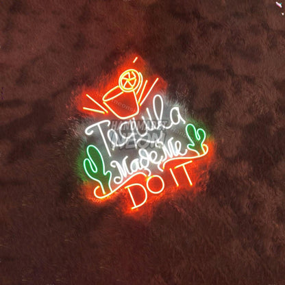 Tequila Made Me Do It Led Neon Sign Led Decor | Shineneon