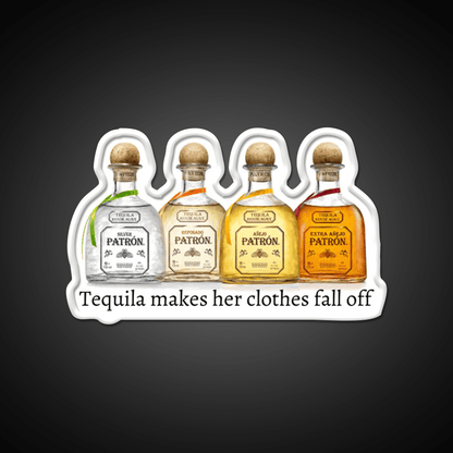 Tequila Makes Her Clothes Fall Off Party Drink Tequila Led Neon Sign Rgb Color - Shineneon