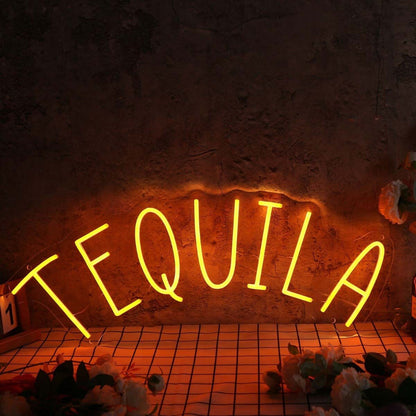 Tequila Orange Led Neon Sign - Shineneon