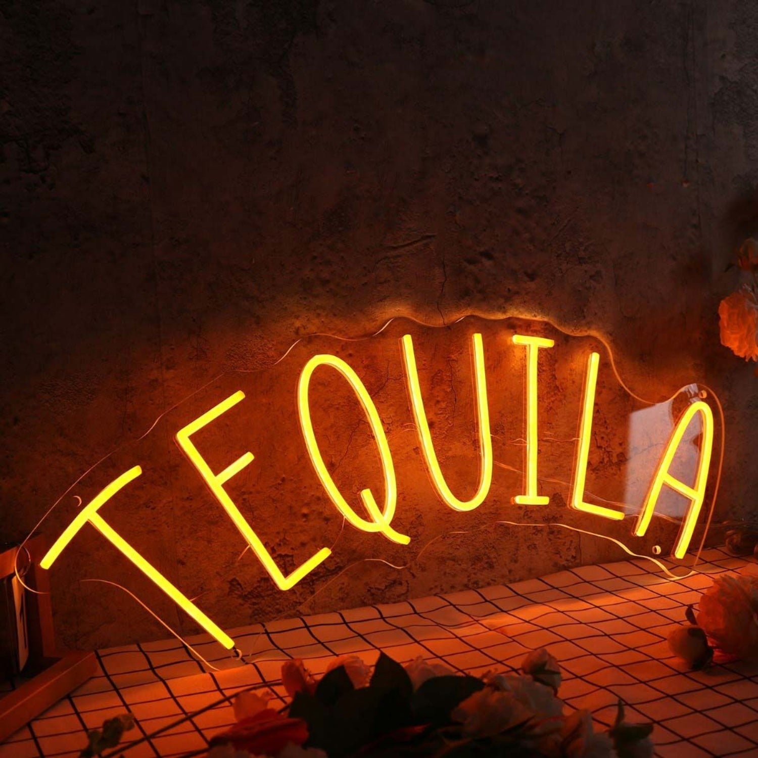 Tequila Orange Led Neon Sign - Shineneon