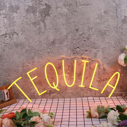 Tequila Orange Led Neon Sign - Shineneon