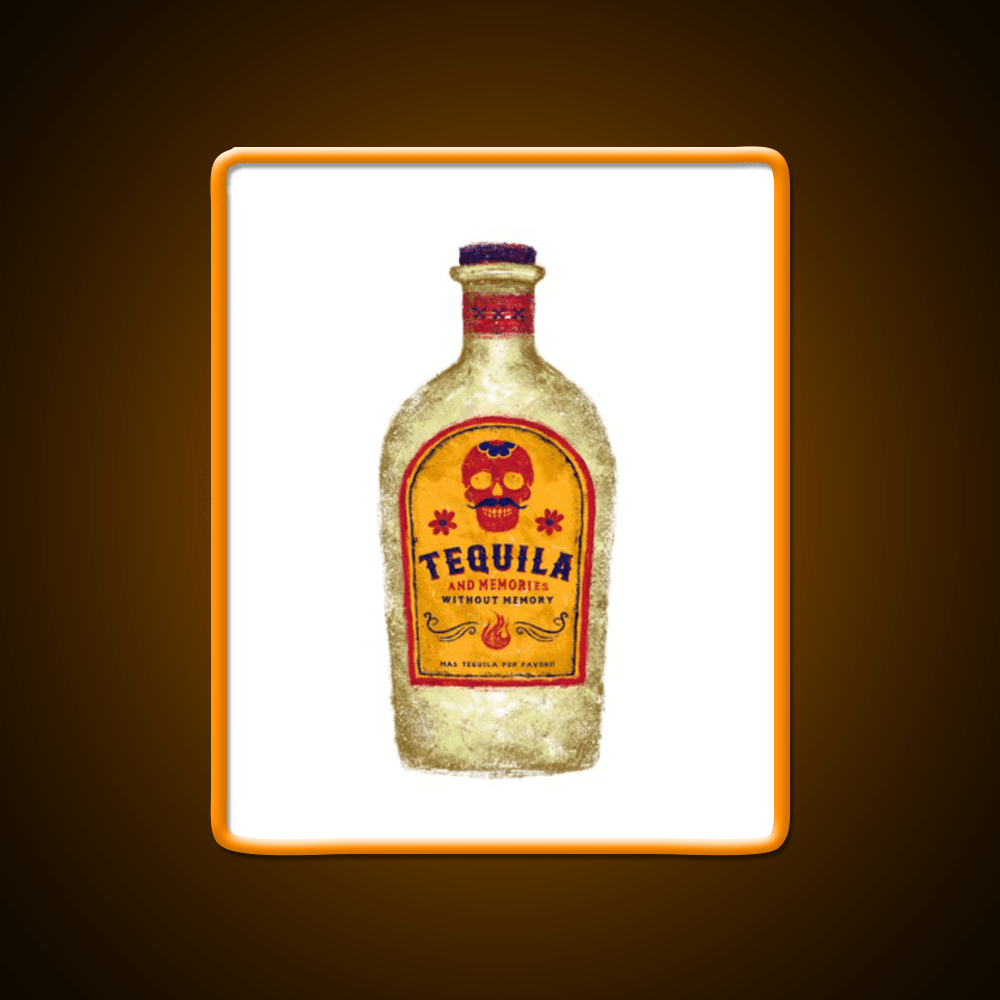 Tequila Party Drink Tequila Led Neon Sign Wall Light Rgb Color - Shineneon