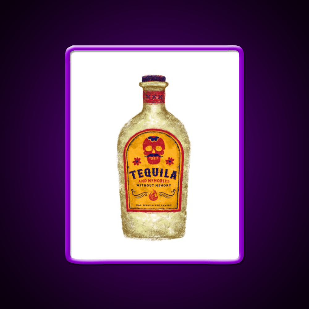 Tequila Party Drink Tequila Led Neon Sign Wall Light Rgb Color - Shineneon