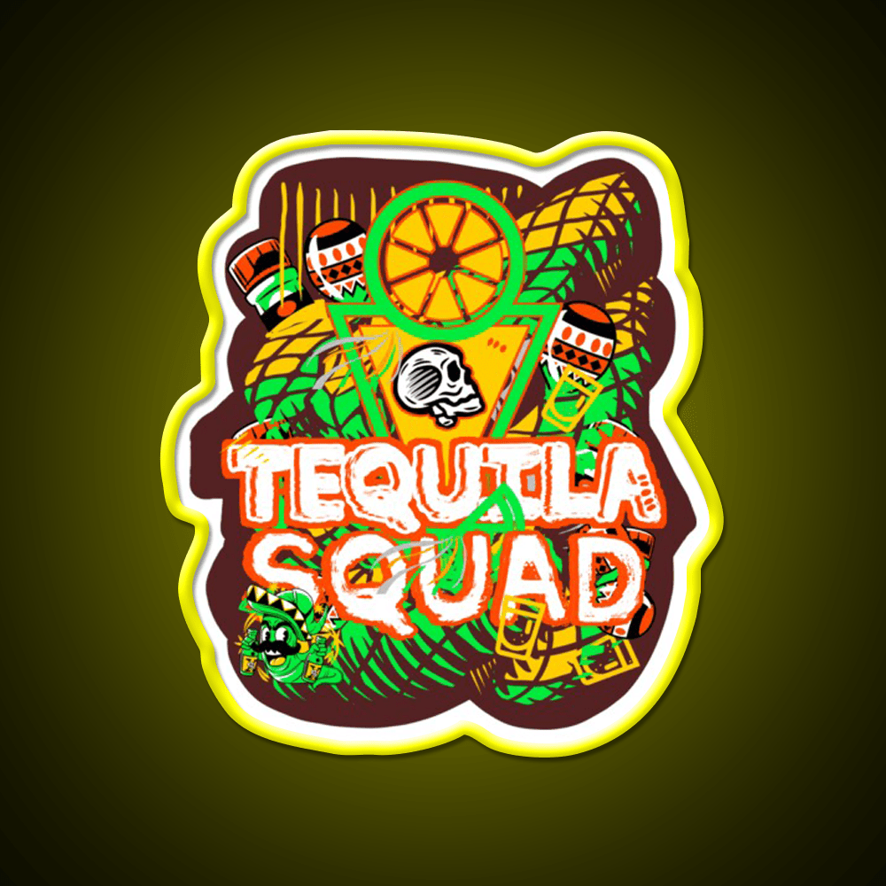 Tequila Party Party Drink Tequila Led Neon Sign Rgb Color - Shineneon