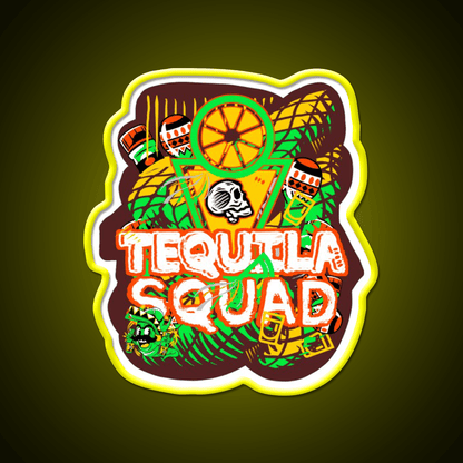 Tequila Party Party Drink Tequila Led Neon Sign Rgb Color - Shineneon