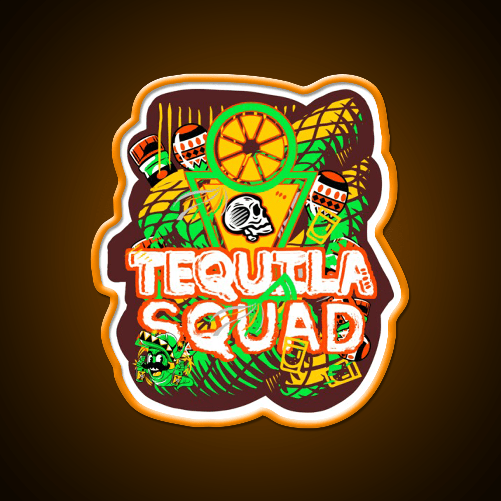 Tequila Party Party Drink Tequila Led Neon Sign Rgb Color - Shineneon