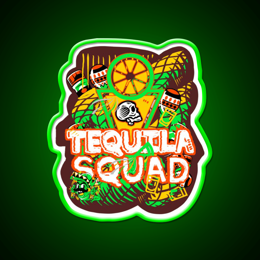 Tequila Party Party Drink Tequila Led Neon Sign Rgb Color - Shineneon