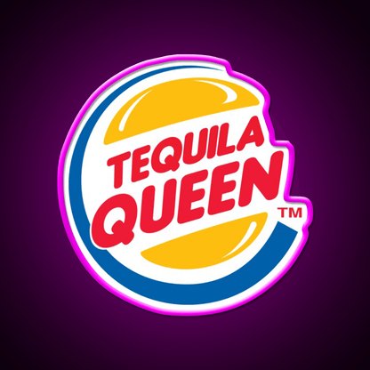 Tequila Queen Piece For Tequila Lovers Party Drink Tequila Led Neon Sign Rgb Color - Shineneon