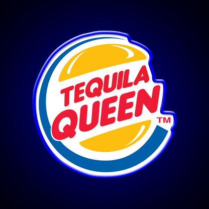 Tequila Queen Piece For Tequila Lovers Party Drink Tequila Led Neon Sign Rgb Color - Shineneon