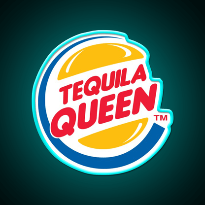 Tequila Queen Piece For Tequila Lovers Party Drink Tequila Led Neon Sign Rgb Color - Shineneon