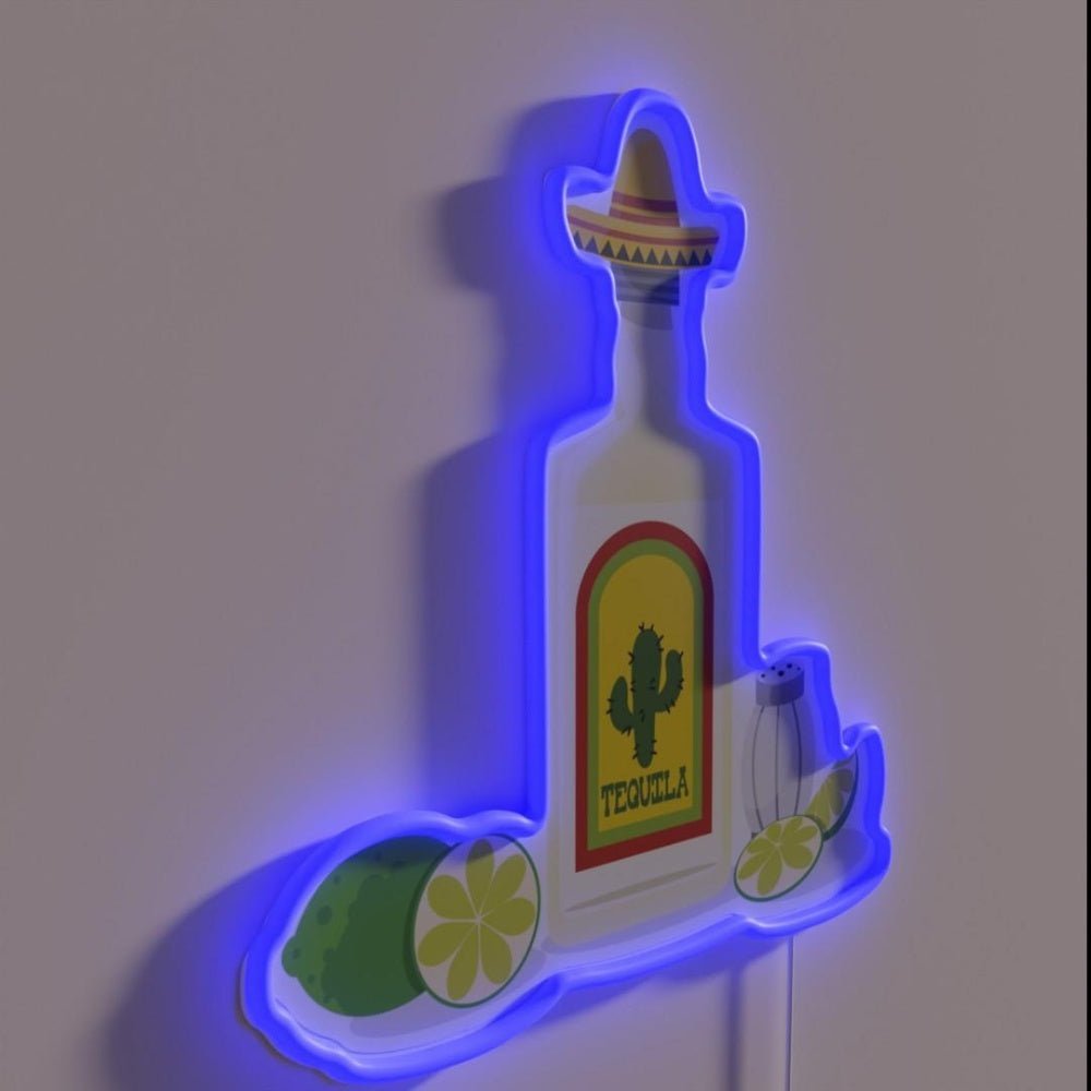 Tequila Rgb Led Neon Sign Bar Wall Decor - Shineneon