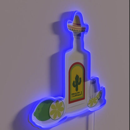 Tequila Rgb Led Neon Sign Bar Wall Decor - Shineneon