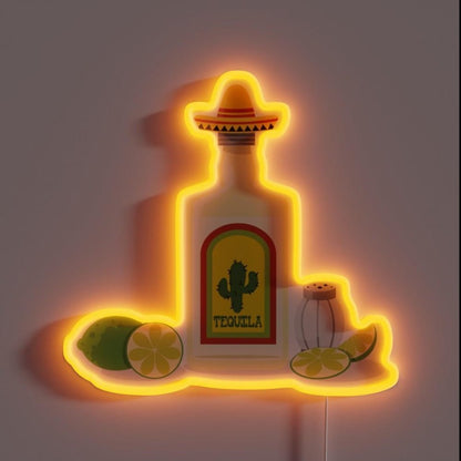 Tequila Rgb Led Neon Sign Bar Wall Decor - Shineneon